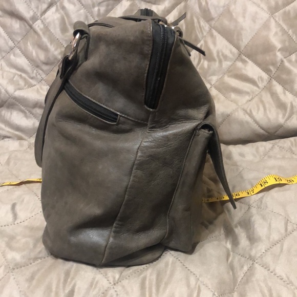Leather gray purse - Picture 5 of 11